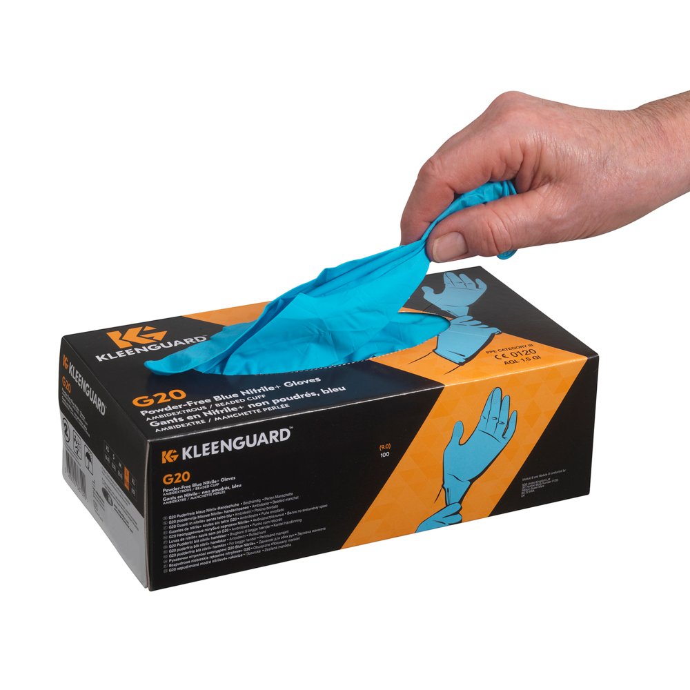Kleenguard G20 Blue Nitrile Size M CODE 38708