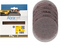 Mirka 9A-232-080RP 10 pieces. 5-Inch P80 Grit Abranet Discs, Grey